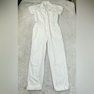 Pistola Grover Utility Jumpsuit Workwear Gorpcore Alabaster Off White SZ Small